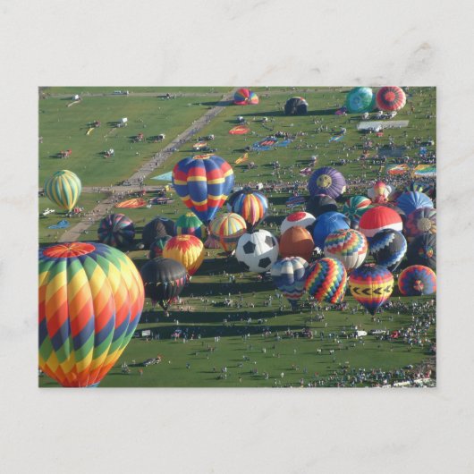 Balloon fiesta postkarte (Vorderseite)