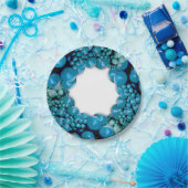 BALLOON GARLAND ARCH GRÜNES FOTO PAPIER TELLER (Party)