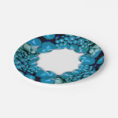 BALLOON GARLAND ARCH GRÜNES FOTO PAPIER TELLER (Schrägansicht)