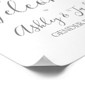 Balloon Gender Reveal Welcome Poster (Ecke)