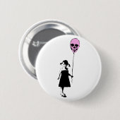 Balloon Girl Button (Vorne & Hinten)