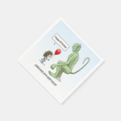 Balloon Girl und Goblin Serviette (Ecke)