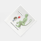 Balloon Girl und Goblin Serviette (Ecke)
