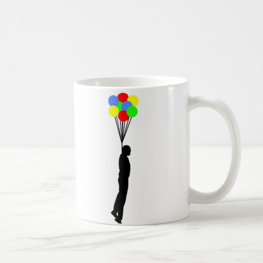 Balloon Hanging Funny Mug Kaffeetasse (Rechts)