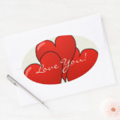 Balloon Hearts - Sticker (Umschlag)