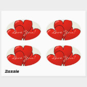 Balloon Hearts - Sticker (Blatt)