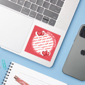 Balloon hört Foto Frame Aufkleber (Laptop mit iPhone)