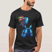 Balloon-Hund Dunkles T-Shirt (Vorderseite)