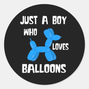 Balloon Just A Balloon Bender Balloon Tier Runder Aufkleber