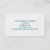 Balloon Kids Party Visitenkarte (Rückseite)