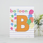 Balloon Letter B (Stehend Vorderseite)