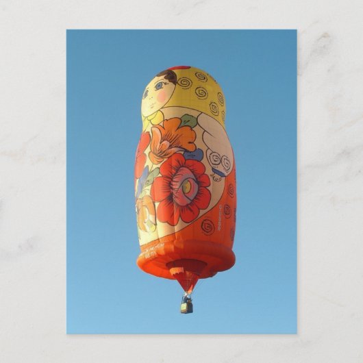 Balloon Matroesjka Postkarte (Vorderseite)