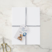 Balloon Minimalistisch Modern Baby Dusche Vielen D Geschenkanhänger (Mit Garn)