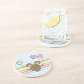 Balloon Mouse Blue Untersetzer (Seite)