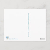 Balloon Mouse & Penguin #2 Postkarte (Rückseite)