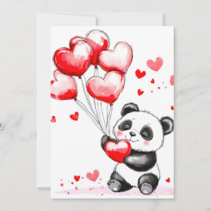 Balloon Panda Liebe in der Luft Ankündigung