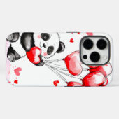 Balloon Panda Liebe in der Luft Case-Mate iPhone Hülle (Rückseite (Horizontal))