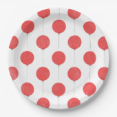 Balloon Paper Plate - Red Pappteller (Vorderseite)