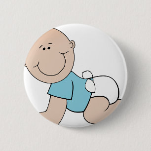 Balloon Party Birthday Celebration Destiny Baby Button