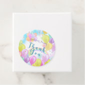 Balloon Pastel Birthday Geschenkanhänger (Beispiel)