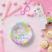Balloon Pastel Birthday Pappteller (Party)