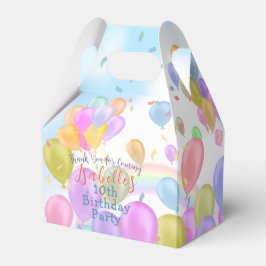 Balloon Pastel Birthday Party Ballons Geschenkschachtel