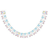 Balloon Pastel Birthday Wimpelkette (Alle)