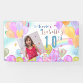 Balloon Pastel Foto Banner (Horizontal)