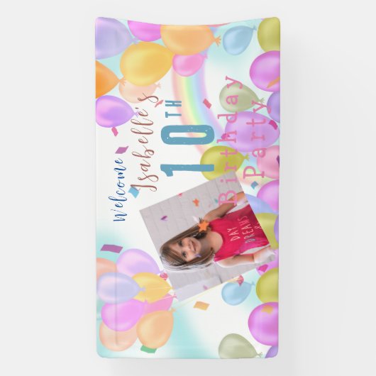 Balloon Pastel Foto Banner (Vertikal)