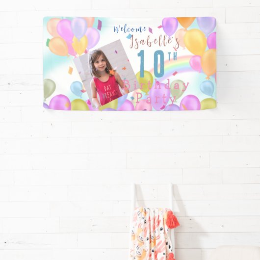 Balloon Pastel Foto Banner (InSitu)