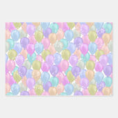 Balloon Pastel Geschenkpapier Set (Vorderseite)