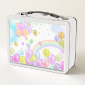 Balloon Pastel Metall Brotdose (Rückseite)