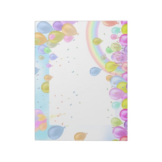 Balloon Pastel Notizblock (Rotiert)