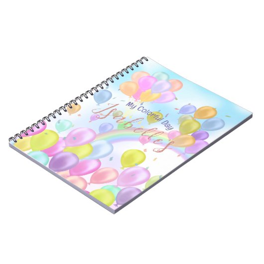 Balloon Pastel Notizblock (Linke Seite)