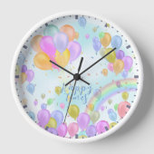Balloon Pastel Uhr (Vorderseite)