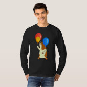 Balloon Pig Graphic Guinea Pig Owner Pet Cavy Anim T-Shirt (Vorne ganz)