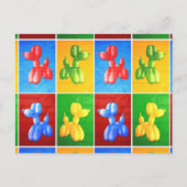 Balloon Poodle Postkarte (Vorderseite)