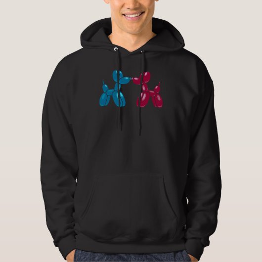 Balloon Poodle Sculpture Hoodie (Vorderseite)