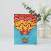 Balloon Postkarte (Stehend Vorderseite)