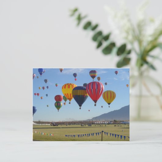 Balloon Postkarte (Stehend Vorderseite)