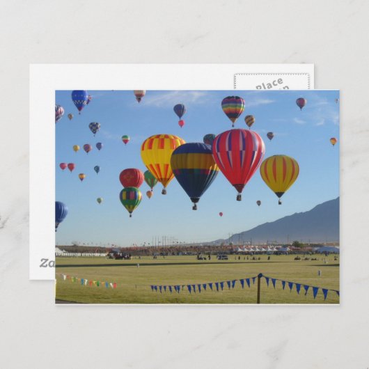 Balloon Postkarte (Vorne/Hinten)