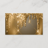 Balloon Sparkle Bronze Party Glitz Diaper Raffles Begleitkarte (Rückseite)