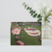 Balloon Special Junge Postkarte (Stehend Vorderseite)