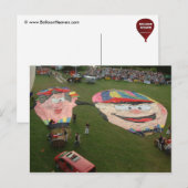 Balloon Special Junge Postkarte (Vorne/Hinten)