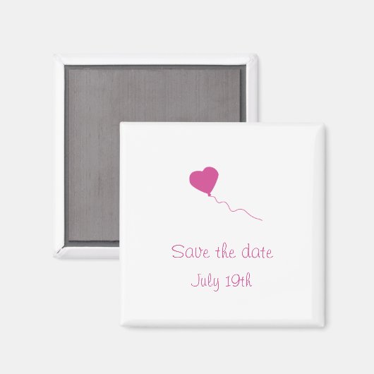 Balloon speichert die Datumsmagnete Magnet (Vorderseite/Rückseite)