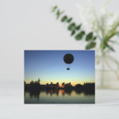 Balloon Sunset Postkarte (Stehend Vorderseite)