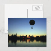Balloon Sunset Postkarte (Vorne/Hinten)