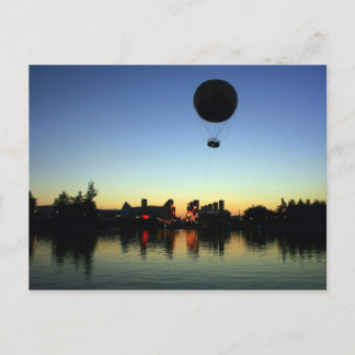 Balloon Sunset Postkarte