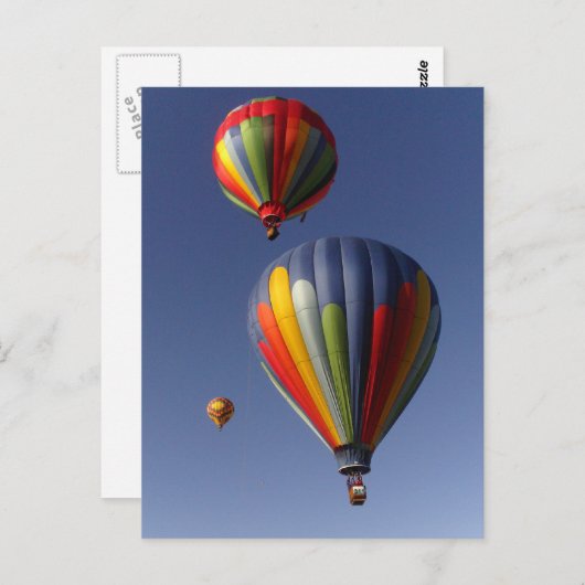 Balloon Trio Postkarte (Vorne/Hinten)