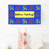 Balloon Twisting! Banner (Insitu)